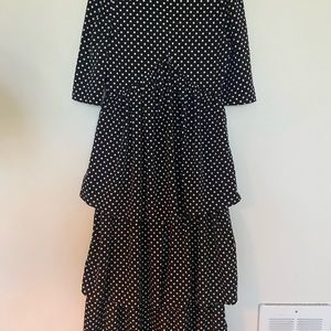 Black/White Polka Dot Dress